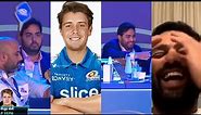 Rohit Sharma mad reaction after Mumbai Indians Owner Akash Ambani buy Cameroon Green in IPL Auction