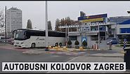 Autobusni kolodvor Zagreb Dolasci i polasci | Zagreb bus station Arrivals and departures