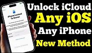 Unlock iCloud Lock Any iOS & iPhone New Method | how to unlock iphone activation lock