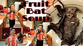 Fruit bat soup🦇🦇🤤 Traditional soup in Palau 🇵🇼 #fruitbat #batsoup #bat #palau
