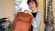A genuine leather backpack purse with so many pockets!