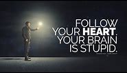 Follow Your Heart... Your Brain Is Stupid