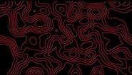 Red Topographic Motion Background Animation