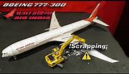 Remake Air India Boeing 777-300 PAPERCRAFT- PAPER MODEL