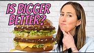 Is Bigger Better?? | McDonald's Grand Big Mac vs Classic Big Mac