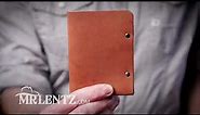 Slim Leather Wallet USA Made by Mr. Lentz