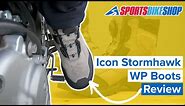 Icon Stormhawk Waterproof motorcycle boots review - Sportsbikeshop