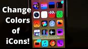 How to Change Colors of icons on iPhone