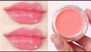 HOW TO MAKE LIP BALM AT HOME IN EASY WAY! Make Your Own Lip Balm for Soft Pink Lips - Lip balm