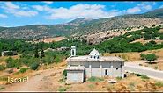 Biblical Sites in the Golan Heights: Temple of Pan and Banias Spring Church.
