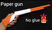 Origami gun | How to make a paper gun without glue | Paper gun