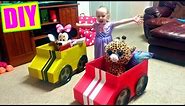 How to Make a Cardboard Box Car for Kids Easy Tutorial DIY