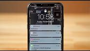 How to disable Hidden Lockscreen Notifications on iPhone X