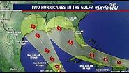 Tropical Storm Laura forms; two hurricanes in the Gulf of Mexico?