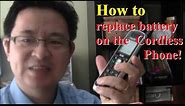 How to fix your cordless phone by replacing the battery Easy and Cheap! Save money and environment