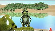 Crazy Frog Dance Animation. Frog Dance Meme as Patila Dance.