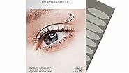 Wonderstripes Eyelid Tape for Hooded Eyes Invisible | Eye Lid Lifter Strips | Droopy Eye Lift | Multiple Sizes Silicone Tape for All Eye Shapes | Easy to Apply (Medium)