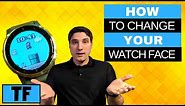 GARMIN VIVOACTIVE 4 - How To Change Watch Face (2020) | How To Customize Clock Faces