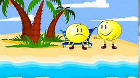 Don't Worry, Be Happy [High Quality] Smiley Faces Friendship Animation with Lyrics & Moral Story