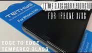 Tethys iPhone X/XS edge to edge tempered glass screen protector - unboxing and installation guide