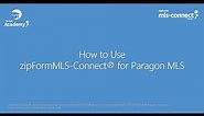 zipFormMLS-Connect® and Paragon® Partnership!
