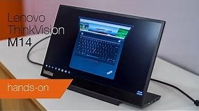 Lenovo ThinkVision M14: Hands-on with a portable USB-C monitor