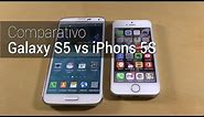 Comparativo: iPhone 5S vs Galaxy S5 | Tudocelular.com