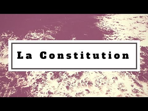 Droit constitutionnel: la Constitution