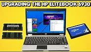 HP EliteBook 6930p SSD and RAM UPGRADE 2022