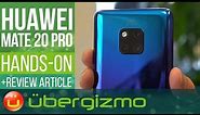 HUAWEI Mate 20 Pro Demo & Review article