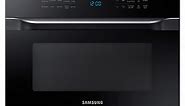 Samsung 1.2 Cu. Ft. Black PowerGrill Duo Countertop Microwave With Power Convection And Built-In Application - MC12J8035CT/AA
