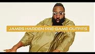 NBA James Harden Tunnel/Pre-game outfits compilation