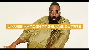 NBA James Harden Tunnel/Pre-game outfits compilation