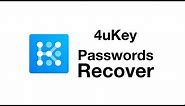 How To Recover Passwords From Apple ID, iCloud, Apps and Websites by 4uKey