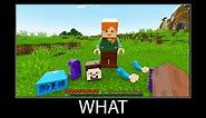 Minecraft wait what meme part 313 realistic minecraft Lego movie