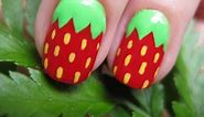 Cute Strawberry Nail Art