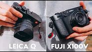 FUJIFILM X100V vs LEICA Q - Ultimate Comparison
