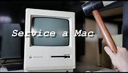 How to do service a Mac Plus analog board