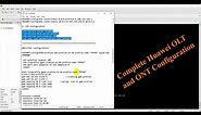 Huawei OLT And ONT Complete Configuration | Technical Hakim