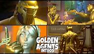 All GOLD Agents Cutscene (Animation Intros): Fortnite Meowscles, Skye, TNTina, Brutus, Midas