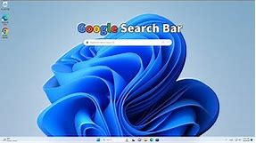 How to enable Google search bar