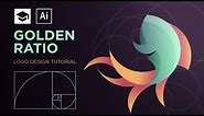 How to design a logo with golden Ratio #2 | Adobe Illustrator Tutorial