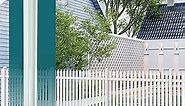 TANG 32" H PVC Posts Vinyl Post for Lasting Durability and Easy Installation on Vinyl Picket Fence