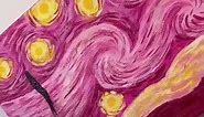 Pink starry night 🩷 | Van Gogh art