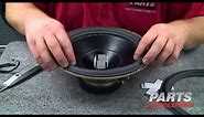 HOW TO: DIY speaker refoam using a Parts Express repair kit