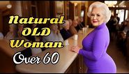 Natural Older Woman Over 60 PLUS SIZE 💝 Attractively Dressed DIY | Fashion by Aisha