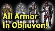 Elder Scrolls Oblivion All Armor + DLC in 5 Minutes