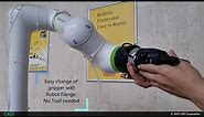 Installation of FANUC Robot CRX Series compatible gripper