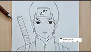 How to draw Sai from Naruto | Sai step by step | easy