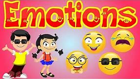 20 Feelings and Emotions for kids | Emoji Videos for Preschool | kid2teentv
